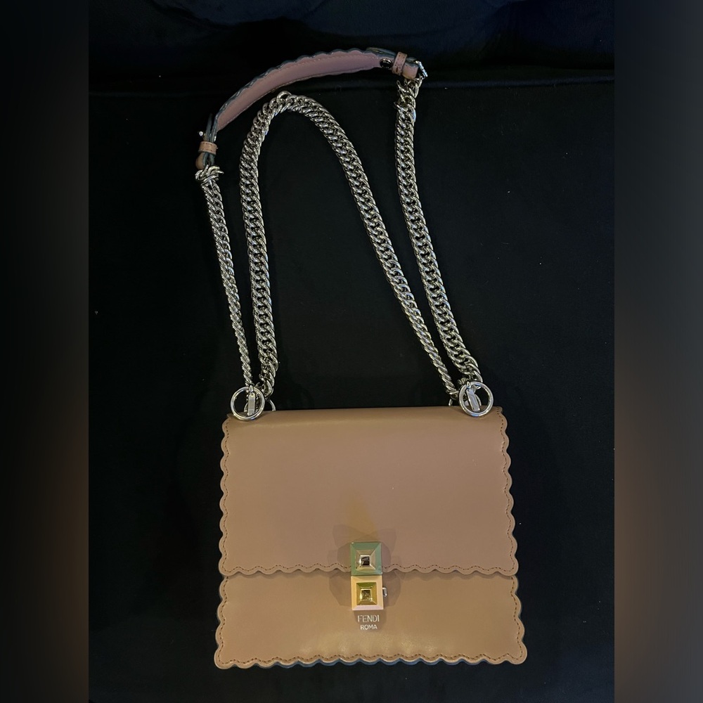Fendi Shoulder Bag Dusty Rose Perfect Condition